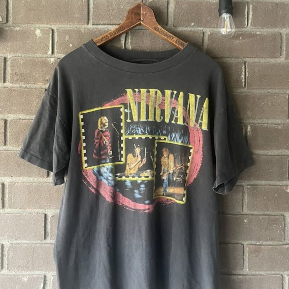 Vintage Nirvana Band t Shirtbkjy126